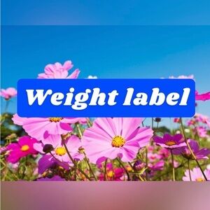 Extra label for low start show for box over five pounds